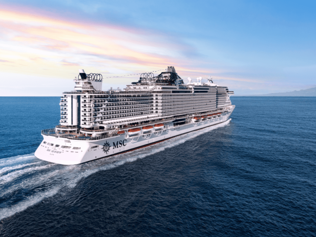 MSC Seaview iz Genove 2025.